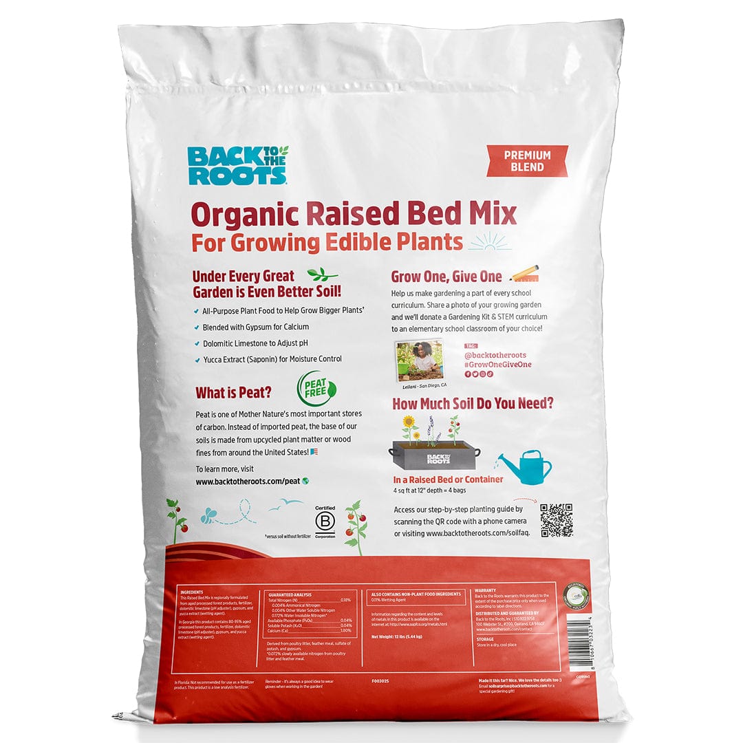 Organic Raised Bed Mix: Bulk Half Truckload 22 Cubic Yards (10 Pallets | 600 1CF Bags)